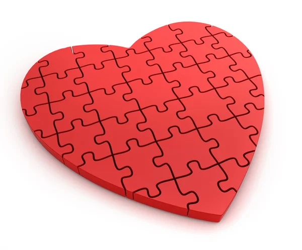 Puzzle de San Valentín —  Fotos de Stock