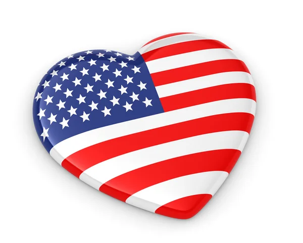 Dia de coração americano — Fotografia de Stock
