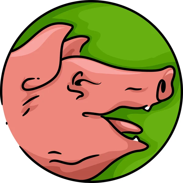 Zodiaku świnia — Zdjęcie stockowe