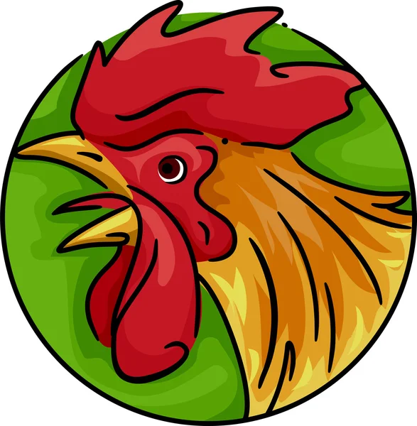 Zodiac Rooster — Stock Photo, Image