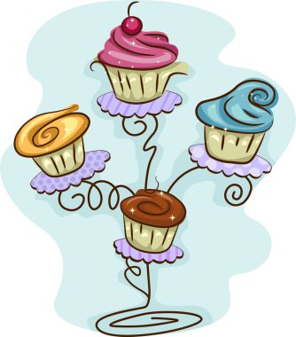 cupcake standı