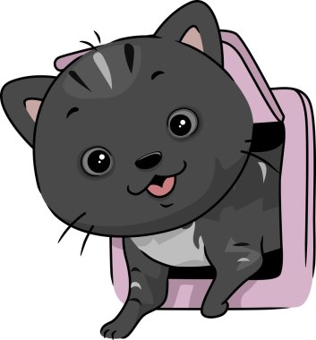 Cat Door clipart