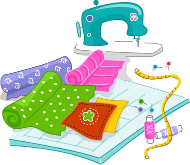 Quilting clipart