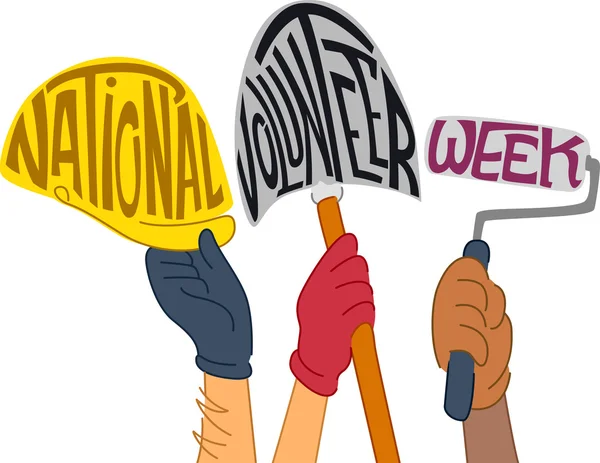 Semana Nacional del Voluntariado — Foto de Stock