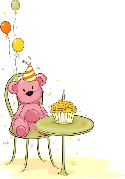 Bear Birthday — Stock Photo, Image