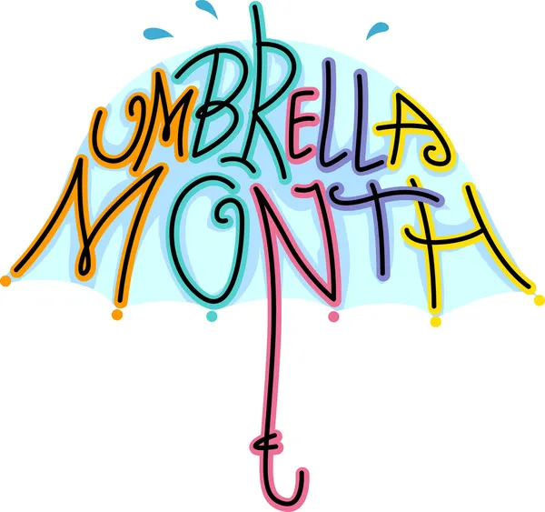 Umbrella Month — Stock Photo, Image