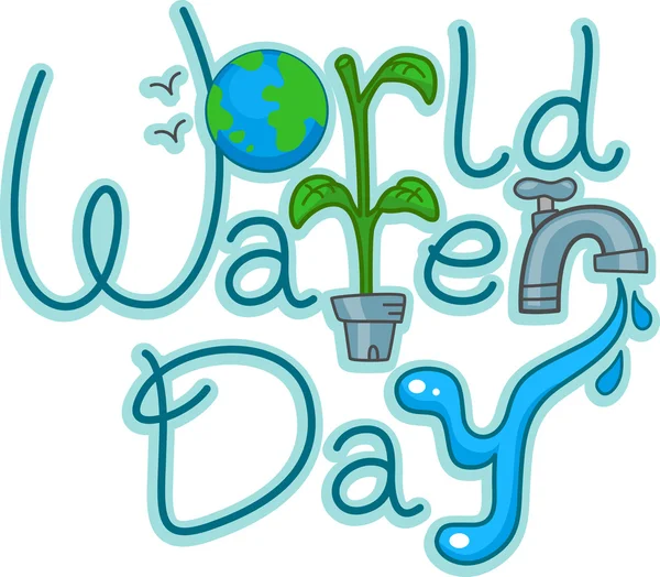 Día Mundial del Agua — Foto de Stock