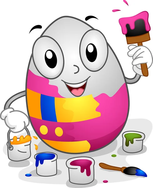 Easter Egg Paint — Stock Photo, Image