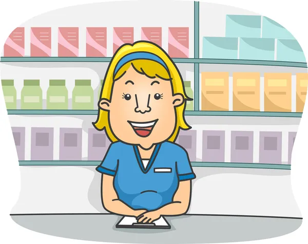 Female Pharmacist — Stock Photo, Image