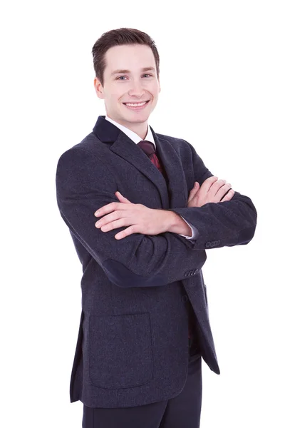 Attractive business man with arms folded — Stock Photo, Image