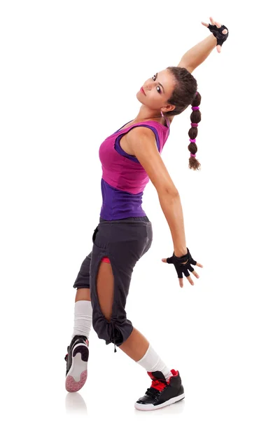 Modern tarz kadın dansçı poz — Stok fotoğraf
