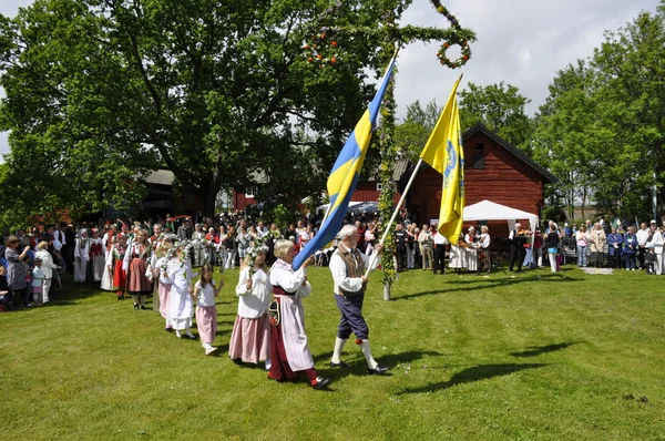 Midsummer in Sweden — Stock Photo, Image