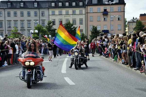 Desfile de orgulho de stockholm — Fotografia de Stock