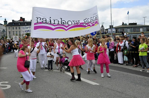 Stockholm pride parade — Stock Photo, Image