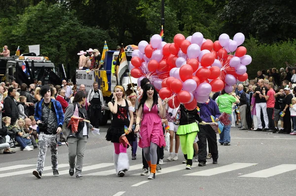 Παρέλαση υπερηφάνεια stockholm — Φωτογραφία Αρχείου
