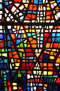 Glass stained window clipart