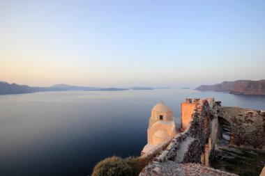 sunrise, Oia castle