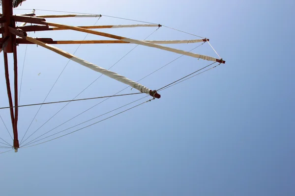 圣托里尼岛上风车 — 图库照片