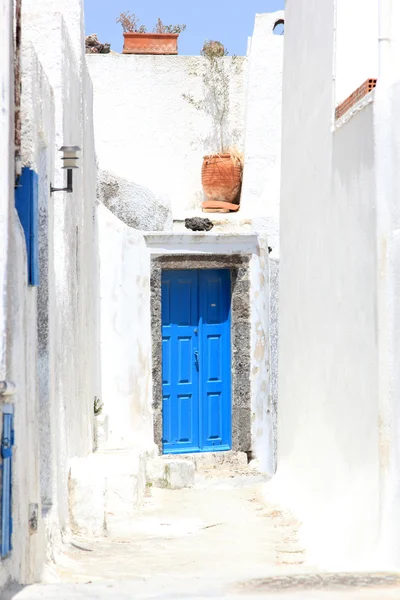 As ruas de Santorini — Fotografia de Stock