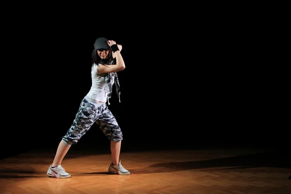 Хип-хоп танцовщица — стоковое фото