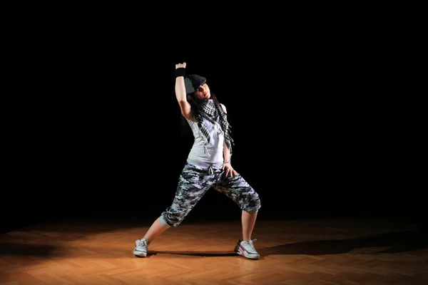 Hip hop menina em dança — Fotografia de Stock