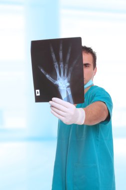 erkek doktor xrays arıyorsunuz.