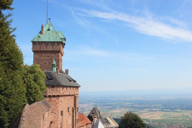 Haut Koenigsbourg castle clipart