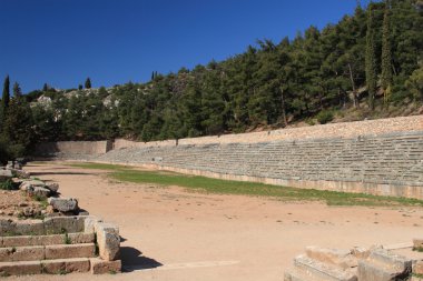 stadyum, arkeolojik alan Delphi