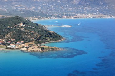 zakynthos, Yunanistan havadan görünümü