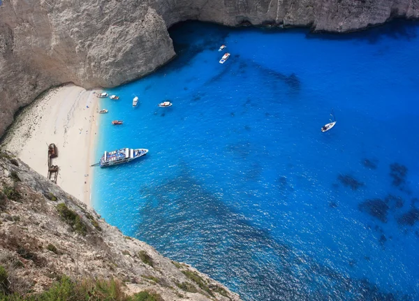 Widok z lotu ptaka na zakynthos, Grecja — Zdjęcie stockowe