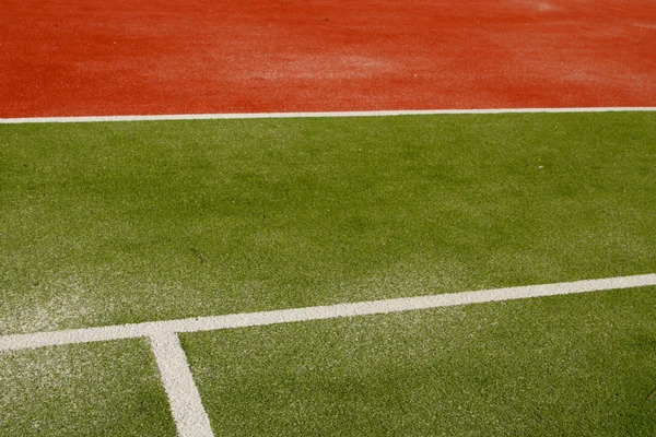 パドル テニス緑の芝生のフィールド — ストック写真