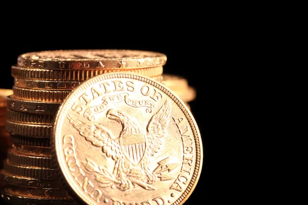 Amerikanska guldmynt — Stockfoto