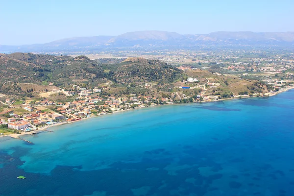 Oversigt over øen Zakynthos - Stock-foto