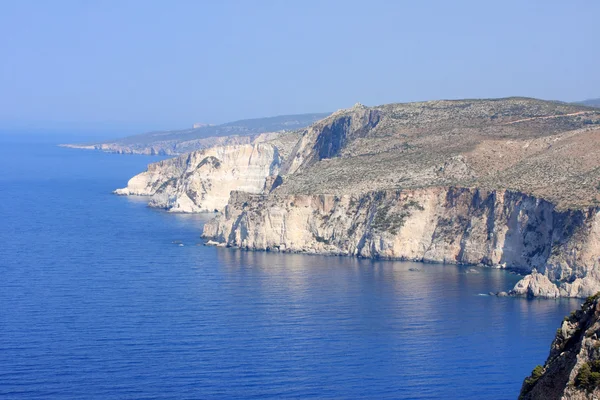ザキントス島、ギリシャの海岸線 — ストック写真