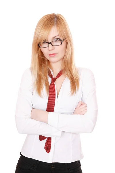 Portrait of a young attractive business woman. — Stock Photo, Image
