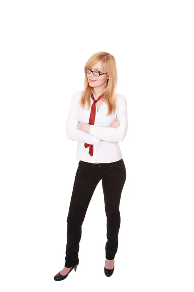 Portrait of a young attractive business woman. Stock Picture