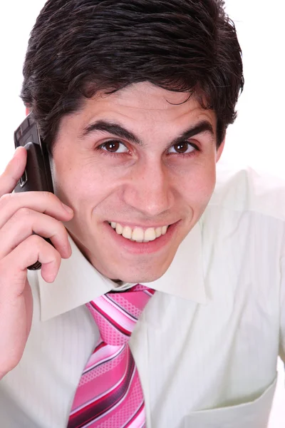 Hombre de negocios en el teléfono — Foto de Stock