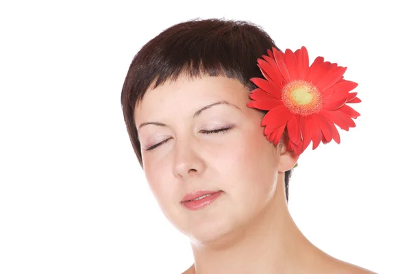 Mulher aromaterapia atraente — Fotografia de Stock