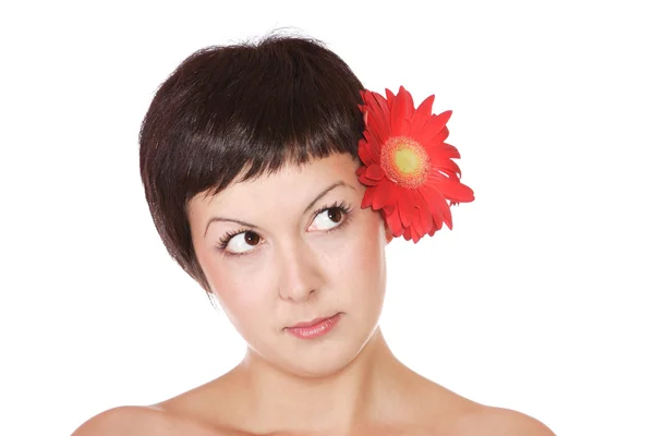 Attraktiv aromaterapi kvinde - Stock-foto