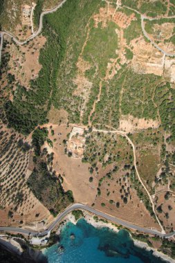 zakynthos adada havadan görünümü