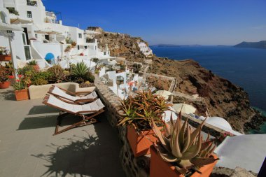 Görünüm fira Town - santorini