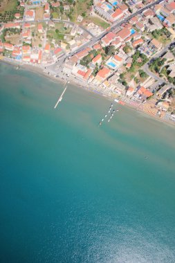 zakynthos adada havadan görünümü