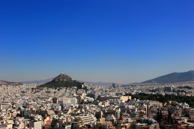 Athens view from Acropolis clipart