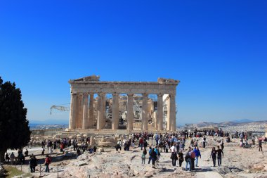 Parthenon Tapınağı Akropol yılında