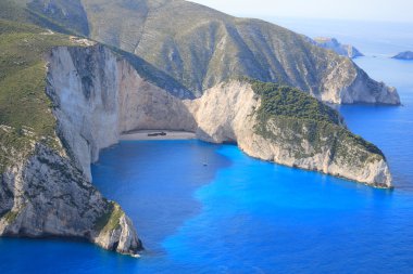 zakynthos adada havadan görünümü