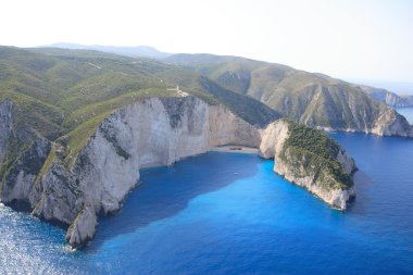 zakynthos adada havadan görünümü