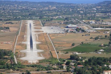 zakynthos adada havadan görünümü