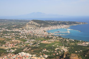 zakynthos adada havadan görünümü