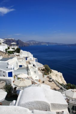 Görünüm fira Town - santorini