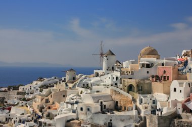 Görünüm fira Town - santorini